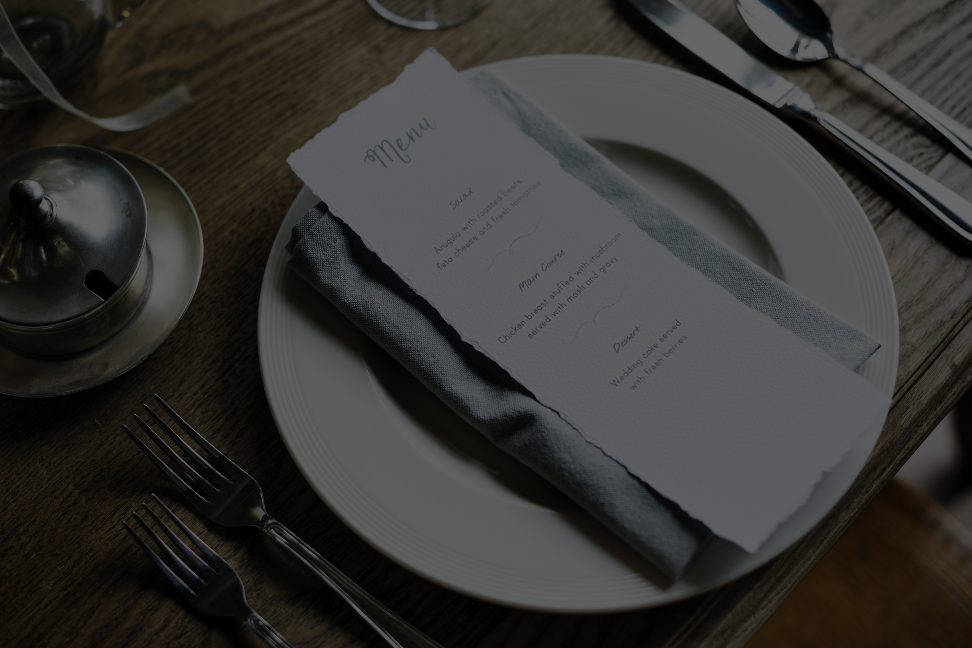 The Hideout West Horndon Essex Menus